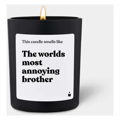 Duftkerze Flowery The worlds most annoying brother