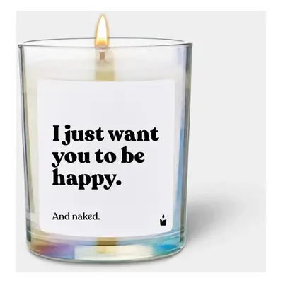 Duftkerze Rainbow Woody I just want you to be happy. And naked.