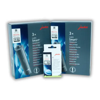 Jura Doppelpack Claris Smart + inkl. Reinigungstabletten (6 Filter + Reinigungstabletten)