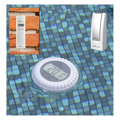 Technoline Mobile Alerts MA 10070 Set Basisstat.+Poolsensor+Sensor-Aussentemp.