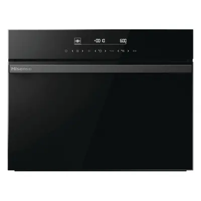 HISENSE Kompaktbackofen mit Mikrowellenfunktion BlackGlass HI6 BIM 45342ADBG Glasfront schwarz