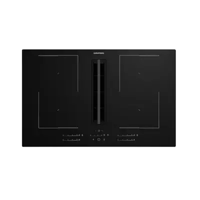 Grundig Induktionskochfeld GIEH P, 80cm, Zonen, integrierter Dampfabzug