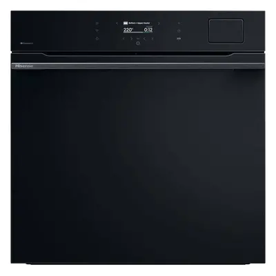 HISENSE Dampfbackofen BlackGlass HI8 BFS 615S8B Glasfront schwarz