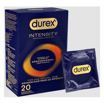 Durex Intensity Classic Premium Latexfrei Körperwärme übertragbar 20 Stk, 20 Stück - Amorana