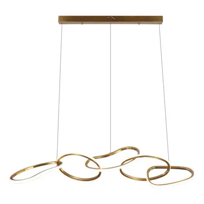 Dimmbare Led Design Hängelampe „Flyn“ 124 x 32 cm