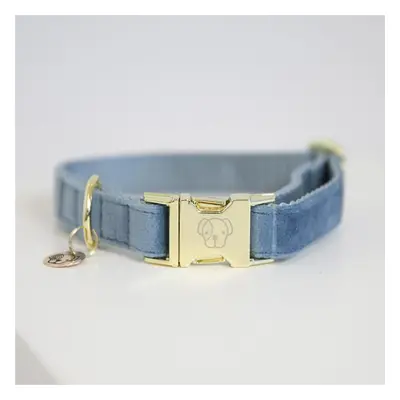 Kentucky Dogwear Hundehalsband Velvet - light blue