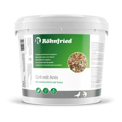 Röhnfried Grit mit Anis - Muschelschalen, Kalk-, Quarz- und Rotsteinen mit Anis - Grün -