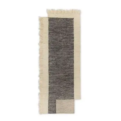 ferm LIVING - Counter Runner 80 x 200 Charcoal/Off-White