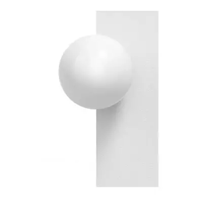 Swedish Ninja - Candy Big Rectangle Wandleuchte, weiß