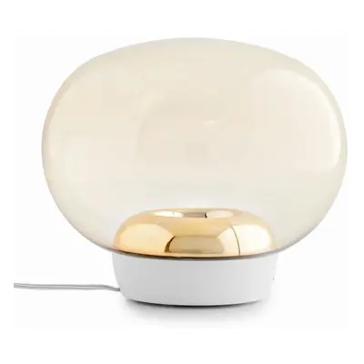 Stilnovo - La Mariée LED-Tischlampe, gold/weiß, Hähe 23,5 cm