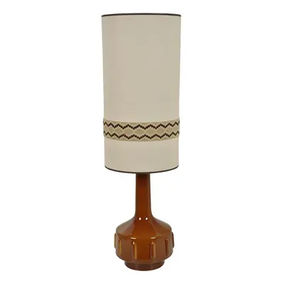 MARKET SET - Jimmy Stehlampe braun/beige Borte cm