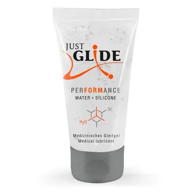Gleitgel "Performance" - wasserbasiert mit Silikon (50 ml) von Just Glide