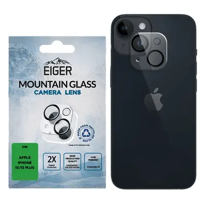 Eiger iPhone 15/15 Plus Kamera-Schutzglas