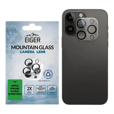Eiger iPhone 16 Pro / 16 Pro Max Kamera-Schutzglas
