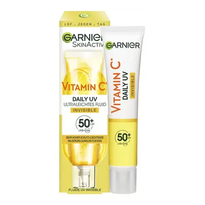 Skinactive Face - Vitamin C Tägliches Sonnenfluid Invisible mit LSF 50+