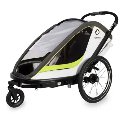 Hamax Fahrradanhänger Fahrradanhänger Breez weiss/grün