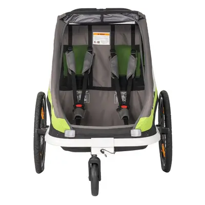 Hamax Fahrradanhänger Fahrradanhänger Traveller grün/grau