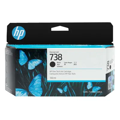 HP 738 DesignJet Druckerpatrone Schwarz, 130 ml