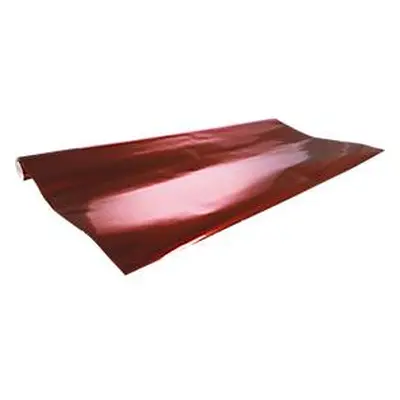 Geschenkpapier CLAIREFONTAINE Alu-Papierrolle, 10 Rollen, 200 x 70 cm, metallic, 80g/m², rot