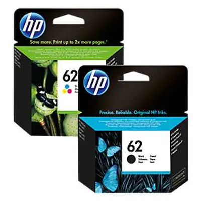 HP Tintenpatrone Nr. 62 schwarz + Tri-Color N9J71AE, original