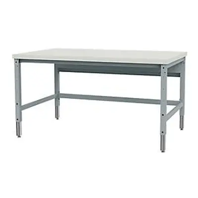 Packtisch Bedrunka+Hirth Komfort, Grundtisch, 1 Motor, elektrisch höhenverstellbar, bis 180 kg, MDF-HPL-Arbeitsplatte, B 1500 x 