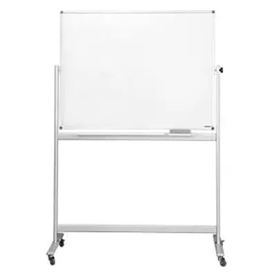 Magnetoplan® Whiteboard, mobil, lackiert, H 900 x B 1200 mm
