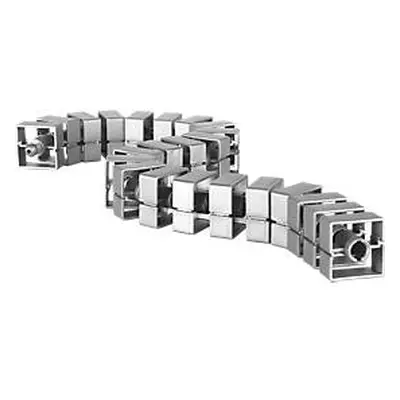 Kabelschlange Quadro, L 750 mm, silber