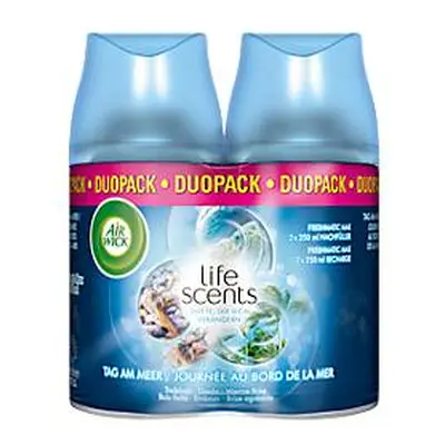Raumspray Air Wick Tag am Meer, Duo-Pack 2 x 250 ml, Nachfüller für Freshmatic-Max-Geräte, für bis zu 60 Tage