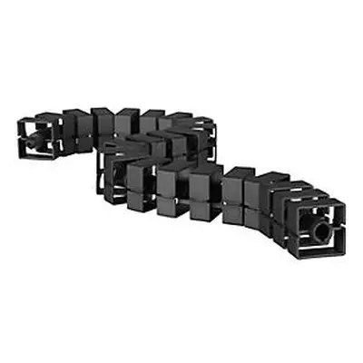 Kabelschlange Quadro, L 750 mm, schwarz