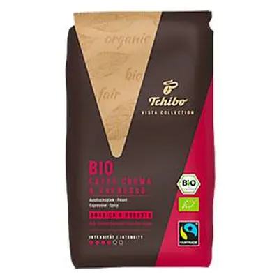 Tchibo Bio Vista Collection Caffè Crema und Espresso, 1 kg, ganze Bohnen