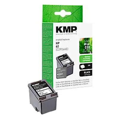 Tintenpatrone KMP, ersetzt HP 62 (C2P04AE), bis 200 Seiten, Einzelpack, schwarz