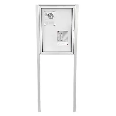 BST freistehendes Ständersystem für MEDIA AR Schaukästen, L 60 x B 60 x H 2500 mm, zum Einbetonieren