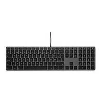 LMP kabelgebundene USB Tastatur Windows schwarz CH - Tastatur - 110 Tasten