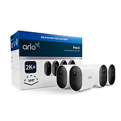 ARLO Pro 5 - Netzwerk-Überwachungskamera - Außenbereich - wetterfest - Farbe (Tag&Nacht)