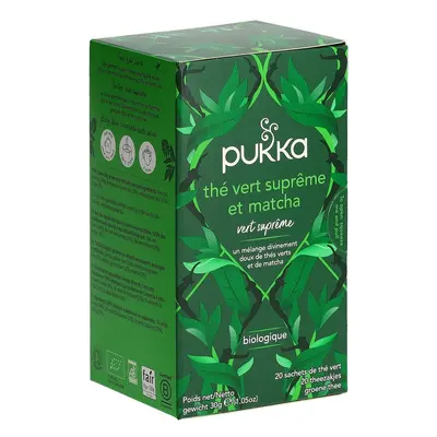 Pukka Thé Vert Matcha Suprême Tee Bio Btl Stk