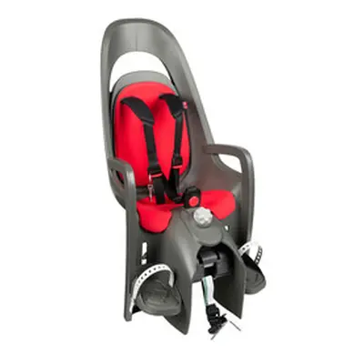Velo-Kindersitz Hamax Caress, grau/dunkelgrau/rot