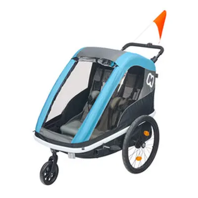 Hamax Veloanhänger Avenida Twin Petrol | 102 × 78 × 100 cm