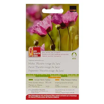 ProSpecieRara Mohn Planète Rouge du Jura