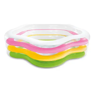 Intex Planschbecken Sommer Vinyl | 1.9 × 1.8 × 0.5 m | 466 l