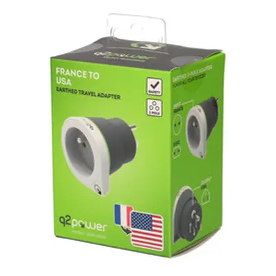 Q2Power Reiseadapter France to USA