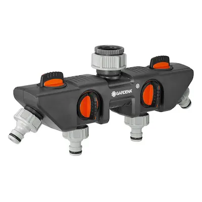 Gardena 4-Wege-Verteiler Grau