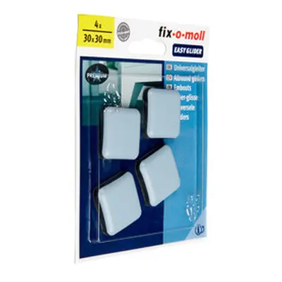 Fix-O-Moll Ptfe-Glider Selbstklebend | 3 × 3 cm | 4 Stück