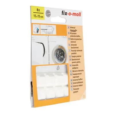 Fix-O-Moll Schutz-Puffer Selbstklebend | 15 × 15 mm | 8 Stück
