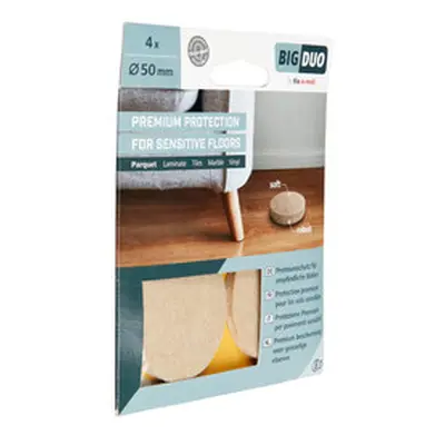 Fix-O-Moll Parkettgleiter Selbstklebend | 5 cm | 4 Stück