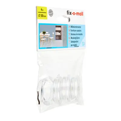 Fix-O-Moll Möbeluntersetzer Rund | 3 cm | 4 Stück