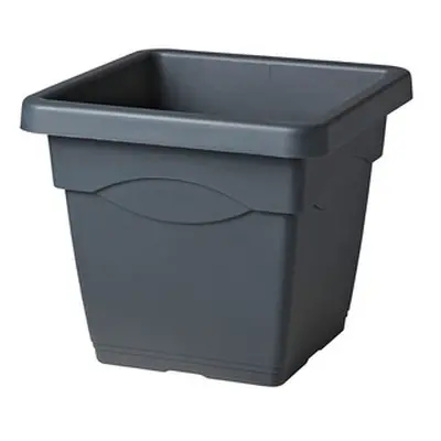 Teraplast Pflanzgefäss Quadro Anthrazit | 38 × 38 × 33 cm | 25 l