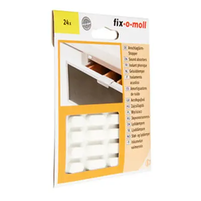 Fix-O-Moll Schalldämpfer Weiss | 24 Stück