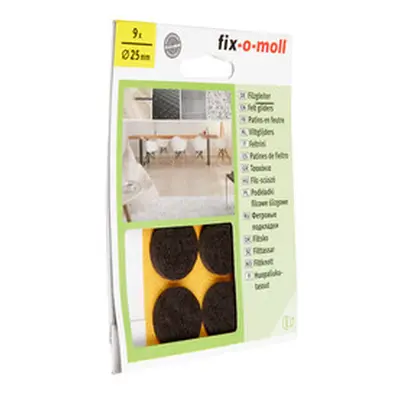 fix-o-moll Filzgleiter selbstklebend, braun