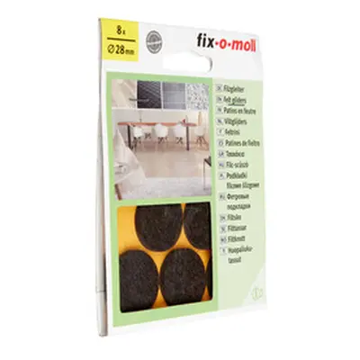 Fix-O-Moll Filzgleiter Rund | ⌀ 3 cm | 8 Stück