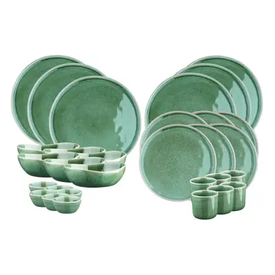 Björn Magma Full Service Geschirr Set 30 tlg Grün
